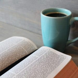 Bible and a cuppa